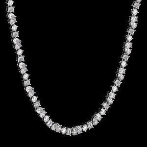 REYES Customized 32 Carat Moissanite <b>Tennis</b> <b>Necklaces</b> 925 Sterling Silver For Women GRA Certified Luxury Party Jewelry For Women - Product Image 5