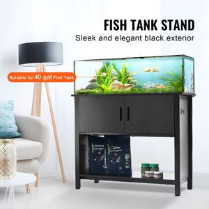 Supporto per Acquario in Acciaio e MDF da 40 Galloni, 36.6 X 18.9 X 31.5, Capacità di Carico 335 Libbre, Adatto per Ufficio, per Rettili e Tartarughe - Product Image 2