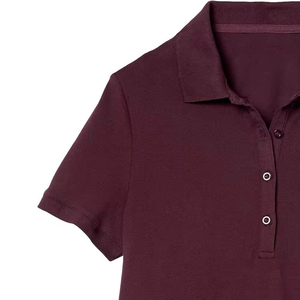 Custom Logo Casual Short Sleeve T-shirt Women's Blank Golf T-shirt Embroidered Women's Polo Shirt Manufacturer Customized - Product Image 4