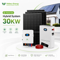 Système solaire domestique hors réseau Voltary Energy 30 kW avec kit de panneaux MPPT, batterie 20 kWh, ensemble complet
