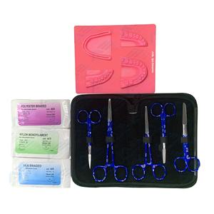 Kit de Práctica para Estudiantes de Medicina al por Mayor con Herramientas Quirúrgicas de Acero Inoxidable y Almohadilla de Entrenamiento de Sutura, Set de Instrumentos de Práctica - Product Image 1