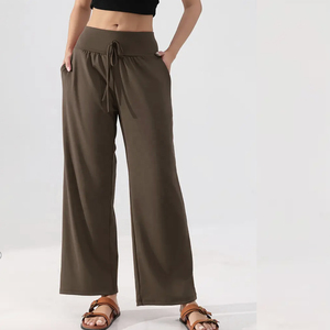 Custom Brand <b>Women</b> Bell Bottom Flare Pants High Quality High Waist Stretch <b>Trousers</b> for Modern Casual Fashion - Product Image 6