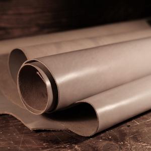 Cuir de peau de vache Tan végétal attrayant cuir de grain véritable pour chaussures ceintures sacs meubles canapés-Chrome gratuit - Product Image 1