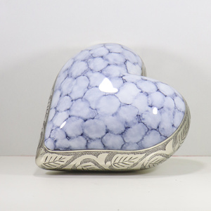 Urne funéraire en laiton de haute qualité, motif nuages violets, pour cendres humaines, style classique, faite à la main, personnalisable, anti-rayures, 200 Cu - Product Image 4