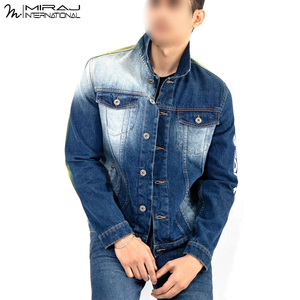 Customized Made Best Supplier Competitive Price New Arrival Unique Design Denim <b>Jacket</b> Breathable Denim <b>Men's</b> Denim <b>Jackets</b> - Product Image 2