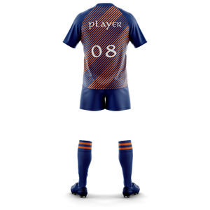 Maillot de football américain noir respirant de haute qualité, uniforme de rugby surdimensionné, ensemble brodé et cousu, prix abordable pour hommes - Product Image 5