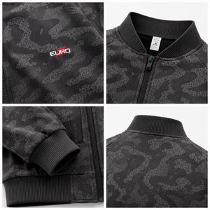 Men Sublimation Varsity Jacket Canvas Hooded Lightweight Baseball Bomber <b>Coat</b> Full Sublimation Print <b>Zipper</b> Closure OEM - Product Image 5