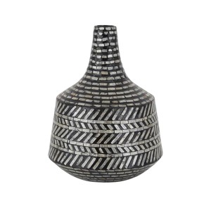 แจกันตกแต่งเปลือกหอยมุกสำหรับตกแต่งห้องนั่งเล่น - Product Image 1