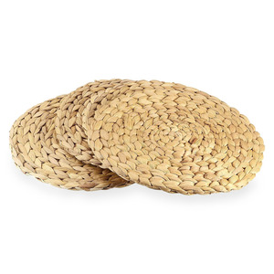 Sets de dessous-de-plat en jacinthe d'eau faits à la main pour table centrale, décoration naturelle pour table à manger, vente en gros - Product Image 2