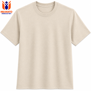 เสื้อยืดลำลองฤดูร้อนสำหรับผู้ชายปี 2026 |   ผ้าฝ้ายคอมบ์คุณภาพพรีเมียม 250 GSM |   เสื้อยืดสตรีทแวร์แขนสั้นระบายอากาศได้ดี MOQ ต่ำ - Product Image 1