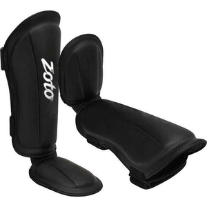 Protège-tibias de Muay Thai antichoc avec protection du cou-de-pied, protège-jambes antidérapants pour le MMA, fournisseur en gros - Product Image 2