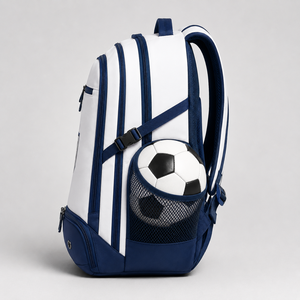 Sac de sport pour le football avec matériau léger et durable, grand espace de rangement, plusieurs poches, bretelles confortables et design athlétique élégant - Product Image 3