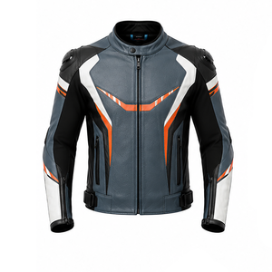 Solid color Leather Motorbike <b>Jackets</b> <b>motorcycle</b> protective leather riding Private label durable biker Leather Motorbike <b>Jacket</b> - Product Image 1