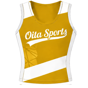 Maillot de football jaune doré sans manches, uniforme sportif, tenue d'entraînement d'équipe, vêtements personnalisés, vêtements de performance - Product Image 1