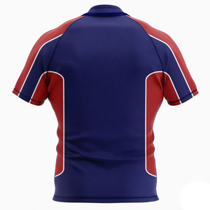 Camiseta Deportiva Clásica de Manga Corta Estilo Rugby, Ropa Deportiva Transpirable para Entrenamiento, Uniforme Deportivo para Hombre - Product Image 5