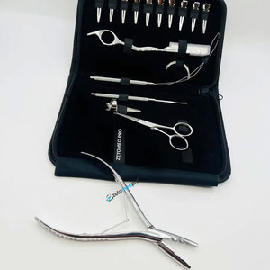 Multi-Functional Hair Extension Styling Tools Kit Stainless Steel Plier Razor Section <b>Clips</b> Loop <b>Hook</b> Styling Accessories - Product Image 5