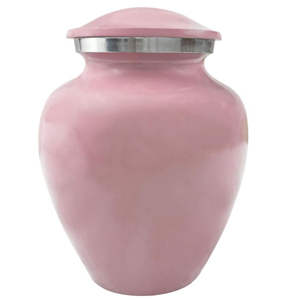 Dolphin Sunset Ocean Metal Cremation Urn with Peaceful Sea Artwork for Loving <b>Memorial</b> Ashes - Product Image 3