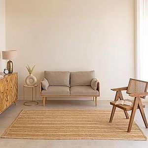 Tapis en jute fait main moderne, revêtement de sol en fibres naturelles, fabricant et fournisseur de marques privées, design contemporain - Product Image 3