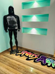 เสื้อฮู้ดดี้ผ้าฝ้ายเฟรนช์เทอร์รี่ผสมเนื้อผ้าคุณภาพดีสำหรับผู้ชาย ลวดลายพิมพ์สกรีน ดีไซน์ใหม่ ขายส่ง - Product Image 2