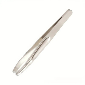 Pinzas Modernas de Acero Inoxidable con Punta Redonda para Cejas, Diseño Duradero para una Depilación Ultra Precisa y una Experiencia de Depilación Suave - Product Image 2
