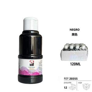 Peintures acryliques à l'aquarelle - TEMPERA NEGRO Variante noire - Product Image 1