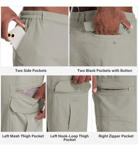 Pantalones Cortos Deportivos Casuales de Invierno para Hombre con Capucha, de Felpa, de Secado Rápido, Antiarrugas, con Bajo Dividido Bordado y Cintura Elástica Alta - Product Image 4