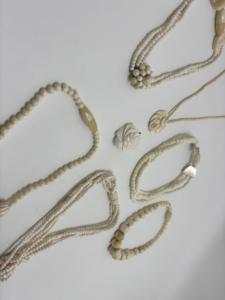 Handmade Bone Bead <b>Necklaces</b> Natural Carved Bone Jewelry Tribal Fashion <b>Statement</b> <b>Necklace</b> for Women Gift - Product Image 3