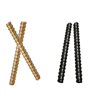Sistema de Tirantes con Tuerca de Mariposa de Acero Industrial, Accesorios para Andamios, Diámetro de 15/17 mm, Superficie Galvanizada, Encofrado 110-180