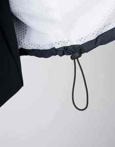 ชุดเซ็ทลำลองสำหรับผู้หญิงคุณภาพสูงสำหรับฤดูใบไม้ร่วง สีดำนีออน เทา ชุดสองชิ้น เสื้อแจ็คเก็ตกันลม ชุดวอร์มสำหรับสาวๆ แบบสั่งทำได้ - Product Image 4