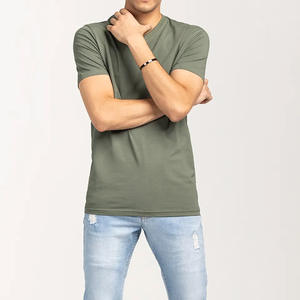 Camisetas de Hombre al por Mayor, Personalizadas, 100% Algodón, con Logotipo Impreso por Transferencia de Calor en la Parte Delantera, de Secado Rápido, Transpirables, Cuello en V, Manga Larga, Corte Regular - Product Image 3