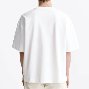 T-shirt Boxy Homme Tendance en Coton Coupe Ample Oversize Séchage Rapide Léger Streetwear Vente en Gros T-shirts Personnalisés pour Hommes - Product Image 2