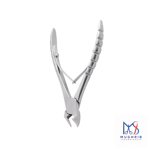 Coupe-ongles Swada en forme de demi-lune, en acier inoxydable, à double ressort, finition mate, ouverture large, durable - Product Image 5