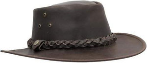 Chapeau en cuir de luxe résistant aux intempéries, ultra-durable et conçu pour le style, le confort et les grands espaces extérieurs - Product Image 4