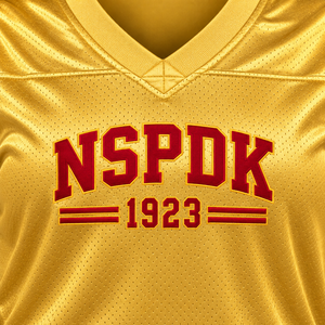 เสื้อฟุตบอลผู้หญิง PDK เสื้อยืดคอกลมลำลองสำหรับเล่นกีฬาพร้อมงานศิลปะตกแต่งด้านหน้าและแขนเสื้อสั้นลายทาง - Product Image 6