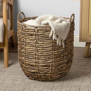 Vietnam Handmade Handwoven Water Hyacinth Eco-Friendly Storage Basket Modern Storage Organizer Wholesale Manufacturer - Product Image 6