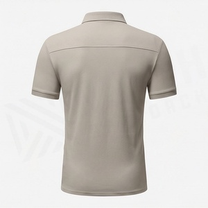 เสื้อโปโลชายคุณภาพสูงแบบสั่งทำพิเศษ คอซิป แขนสั้น ผ้าฝ้าย ระบายอากาศได้ดี เหมาะสำหรับออกกำลังกาย สีสันปรับแต่งได้ - Product Image 2