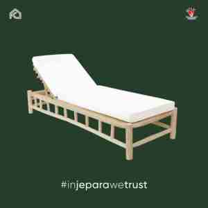 Chaise longue de luxe en teck massif pour l'extérieur, réglable, avec coussin, pour piscine, hôtel, resort, villa, mobilier de patio - Product Image 6