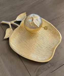 Casting Aluminium Handmade Polished Metal Shell Bowl Glam Decorative Serving Dish For <b>Gifting</b> Serving Bowl - Product Image 6