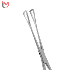 Pinces de préhension de tissus et d'organes Collin Premium 20cm 23cm en acier inoxydable, instruments chirurgicaux vétérinaires et médicaux - Product Image 2