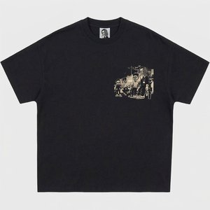 T-shirt Homme Haut de Gamme Oversize à Épaules Tombantes en Coton Lourd avec Logo Personnalisé – Fournisseur Streetwear Tissu Uni Respirant Idéal pour l'Été - Product Image 1