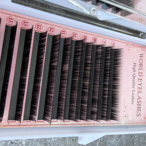 Extensiones de Pestañas Individuales Hechas a Mano Nhu Y NY16, Volumen Completo, Fácil Aplicación, Etiqueta Privada, Pestañas de Seda Sintética Suaves y Lisas - Product Image 3