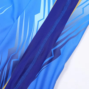 เสื้อกีฬาเวทเทรนนิ่งสำหรับผู้ใหญ่ แบบมีโลโก้สีตามสั่ง ผ้าสแปนเด็กซ์/โพลีเอสเตอร์ แห้งเร็ว ระบายอากาศได้ดี - Product Image 5