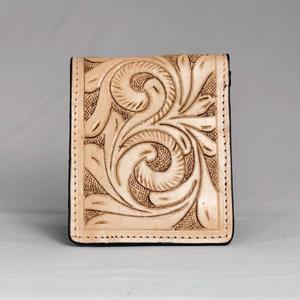 Portefeuille en cuir véritable fait main avec gaufrage serpent, fermeture vintage, court, pour homme, usage quotidien - Product Image 2