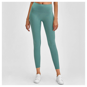 New Style Women Casual <b>Leggings</b> Polyester/Cotton Anti-Bacterial Breathable Seamless Mid Waist Knee-Length Winter Gym Sport - Product Image 4