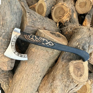 ขวานบุชคราฟท์เหล็กกล้าคาร์บอนทำมือ LEGACY BLADES ด้ามไม้ เครื่องมือตัดไม้ ผู้ผลิตจากโรงงาน - Product Image 1
