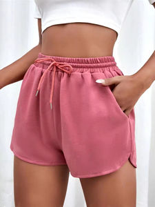 Shorts de Verano Personalizados al por Mayor para Mujer, Casuales, de Alta Calidad, de Secado Rápido, Cintura Elástica, Shorts de Algodón, Felpa Francesa - Product Image 4