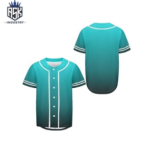 Camiseta Estilo Jersey de Béisbol con Bordado Personalizado al por Mayor a Precio Económico, Jersey de Béisbol con el Mejor Diseño al por Mayor con Personalización - Product Image 2