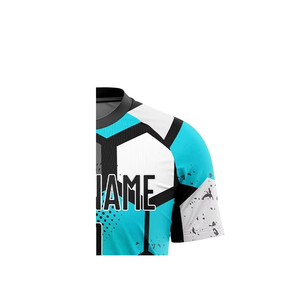Uniforme de Fútbol Personalizado para Equipo, Transpirable, 100% Poliéster, Camiseta y Pantalones Cortos de Fútbol, Impresión por Transferencia de Calor para Partidos de Liga y Deportes - Product Image 5