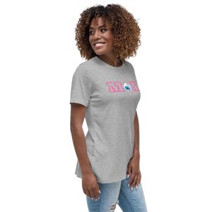 T-shirt décontracté pour femmes Jack and Jill, coton doux, manches courtes, col rond, imprimé personnalisé, pour l'été et tous les jours - Product Image 2