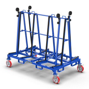 Chariot de transport en A pour pierres de verre et granit, avec support de rangement - Product Image 5